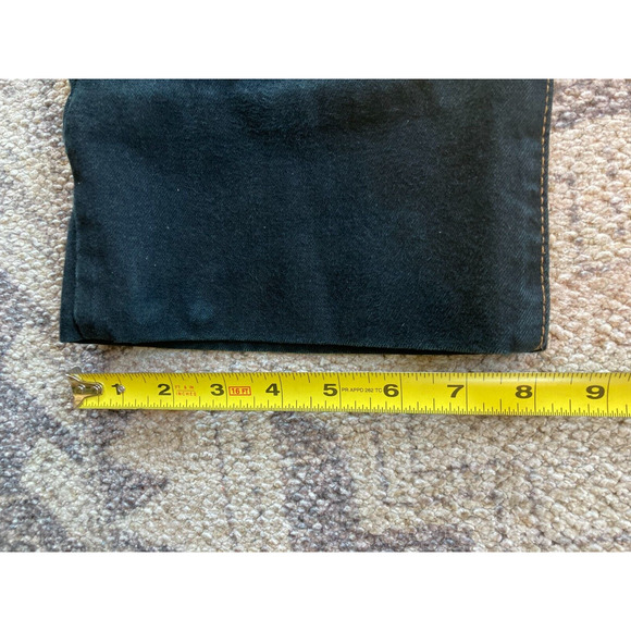 Women's Sz 6 CALVIN‎ KLEIN Bootleg Five Pocket Black Jeans Denim - Picture 6 of 10